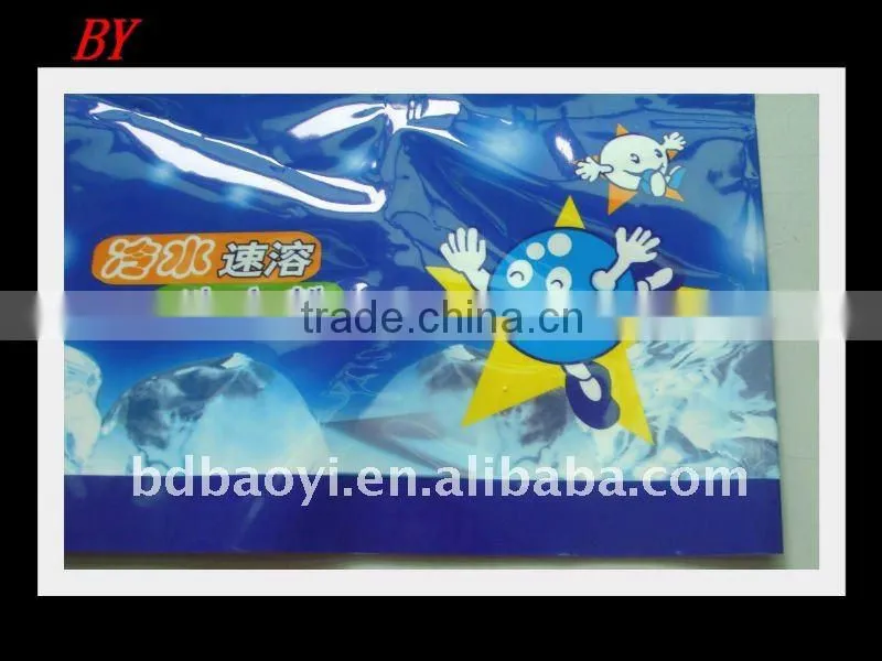 liquid plastic package bag for washing powder