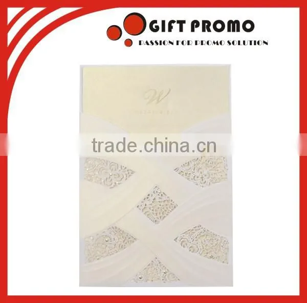 Luxurious Hollow Carved Wedding Invitation