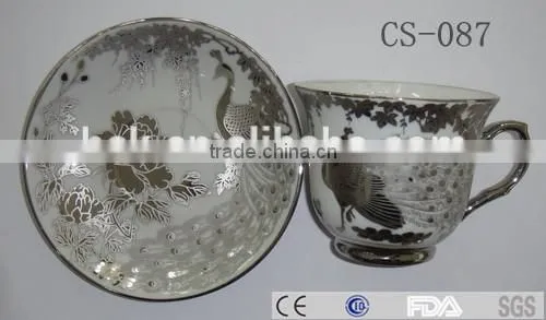 High quality tea cup and saucer wholesale