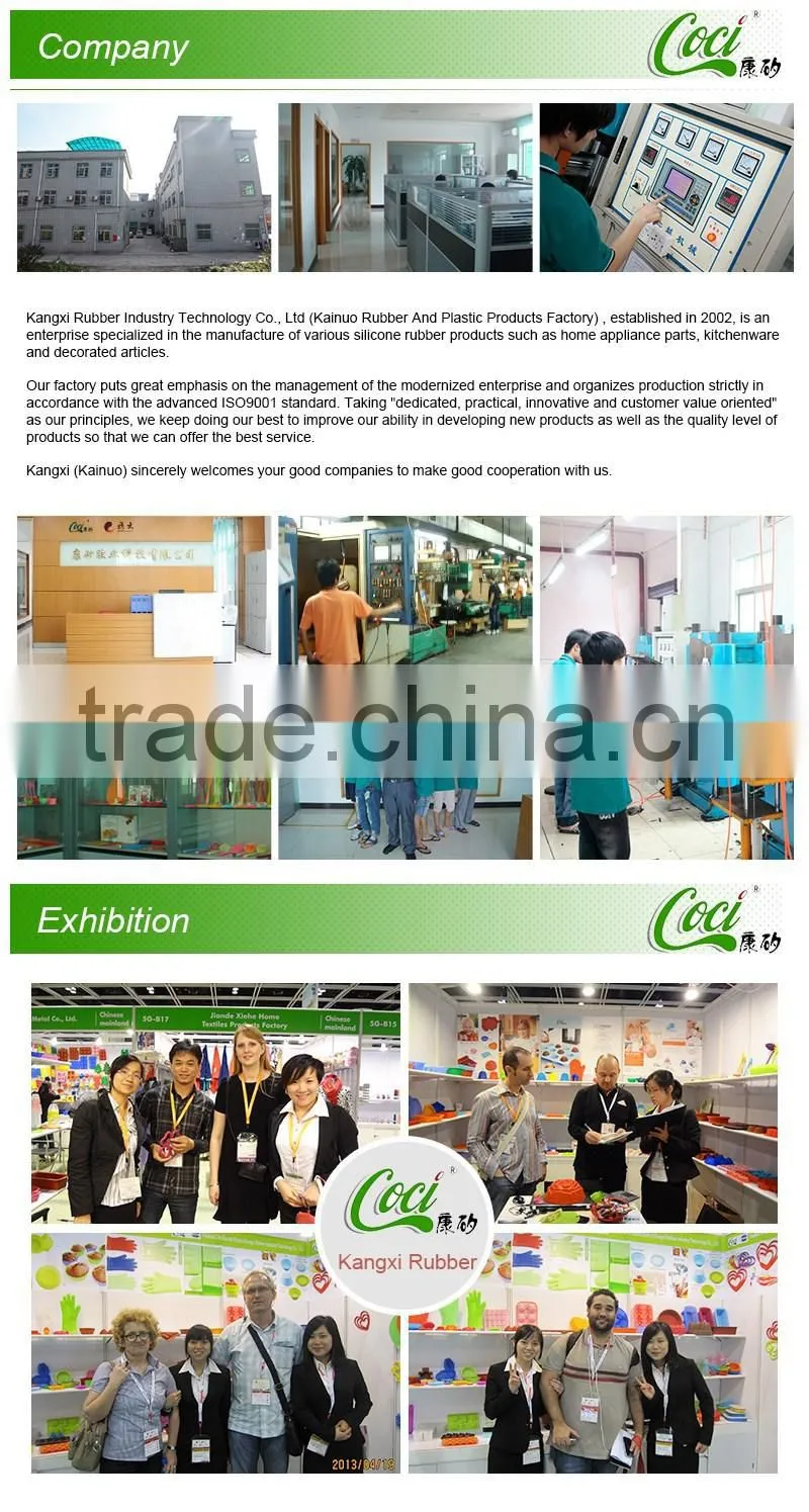 high temprature resistant hard plastic inside silicon kitchen ware