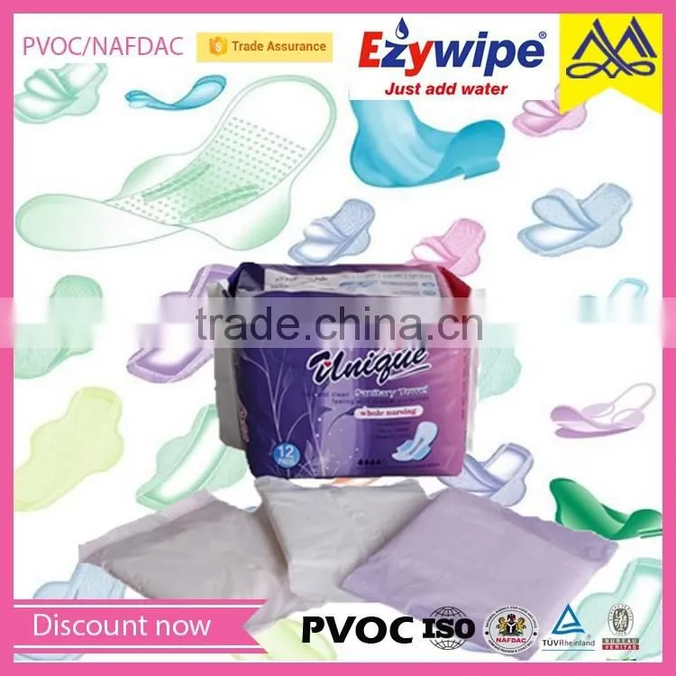 Pure cotton sanitary pad, soft breathable sanitary napkin, female disposable sanitary nakin