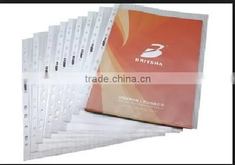 a4 size waterproof 11 holes pp sheet protector for sale