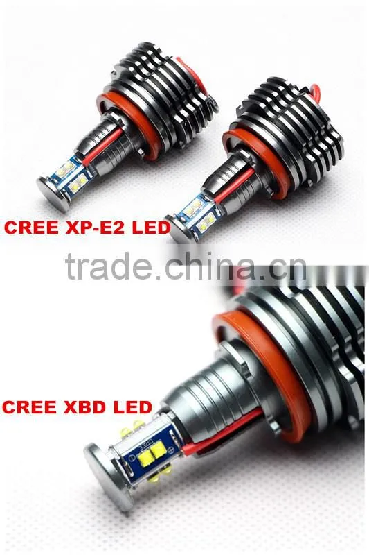 H8 80W per set car LED angel eyes halo rings marker bulb