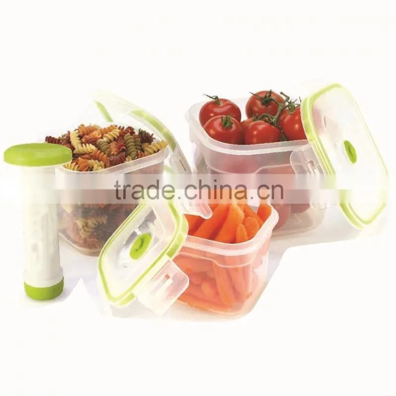 3pcs vacuum food storage container GL9513-B