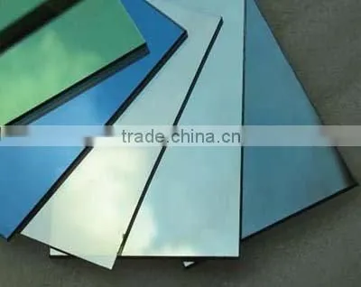 Tinted reflective glass