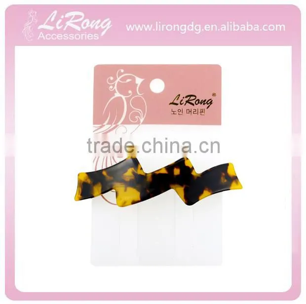 Fashional Eco-friendly 85mm Cellulose Acetate Hair Clips