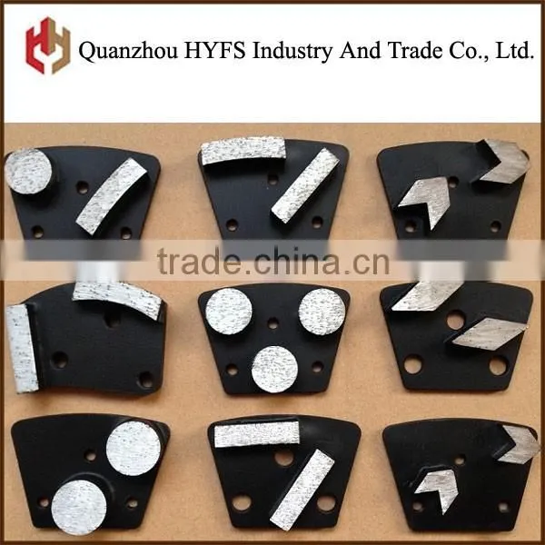 20#,30#,60#,100#,120#,150# Diamond Grinding Segment for Concrete Welding on HTC Pad for Grinder