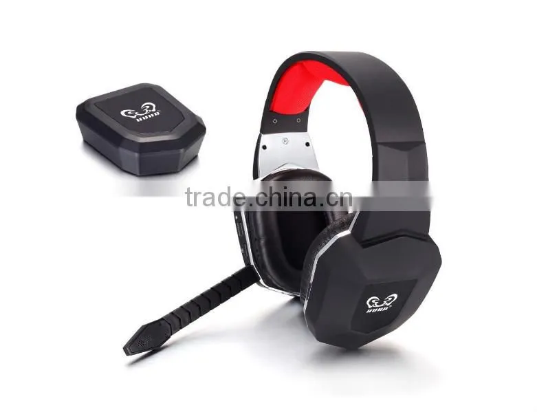 alibaba express Shock Sound neckband Gaming Headphone with led logo lighting earlaps