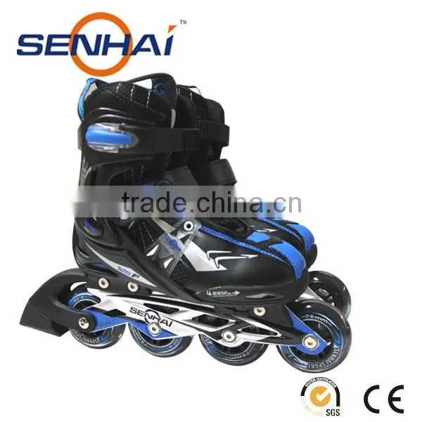 Aluminum Frame Professional Roller Skates Outdoor Sports Shoes Flashing Roller Inline Skates Shoes Professional OEM Acceptable