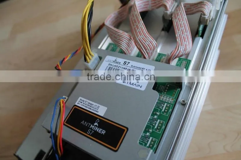 4.73th Bitcoin miner S7 Antminer S7 SHA-256 BTC Bitcoin Miner 4.73TH/S Antminer S7 miner with factory frice in stock