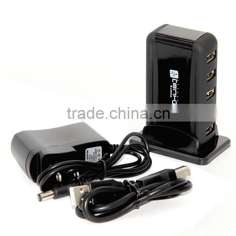 Universal 7A 6 Ports USB Wall Charger Travel Plug Desktop USB HUB Splitter Multi Port Rapid Charging Socket Phone Charger