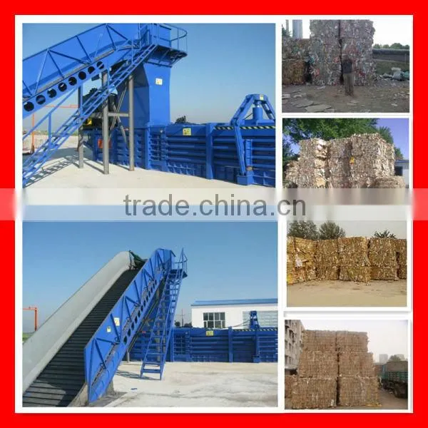 Horizontal Waste Paper Baling Press Machine Price/Automatic Carton Baling Press Machine