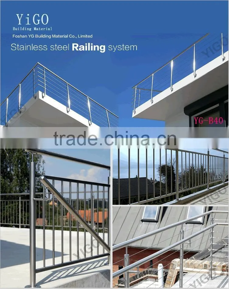 Balcony cable railings balustrade YG-B1169