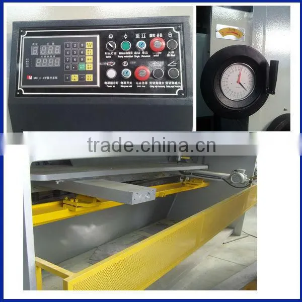 Factory direct sale E21 Control Hydraulic guillotine shearing machine