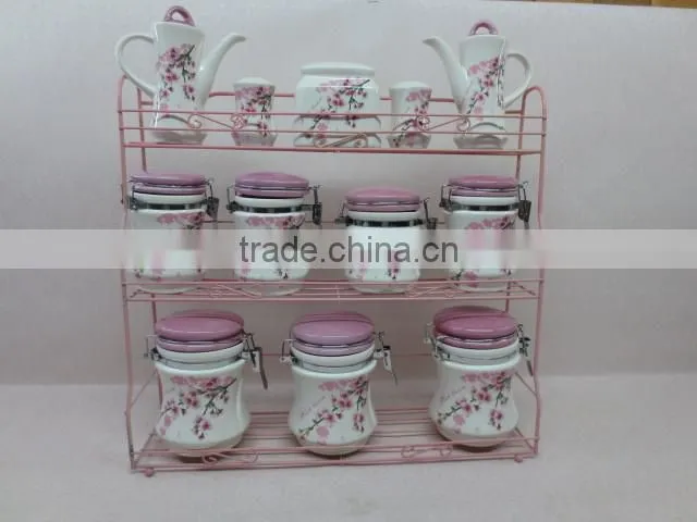 Flower Decal Ceramic Mug for Home/ Restaurant/Office