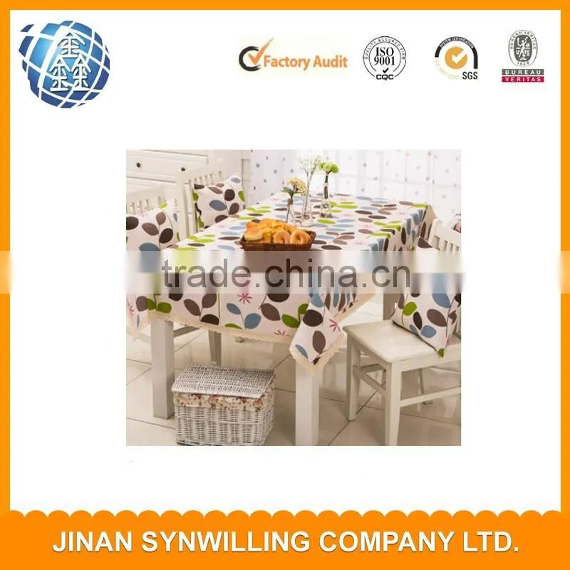 wholesale printing 100% polyester Table linen