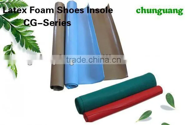 Latex foam sheet / roll shoe material
