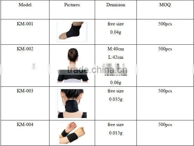 Alibaba express healthcare tourmaline warm neck protect pad