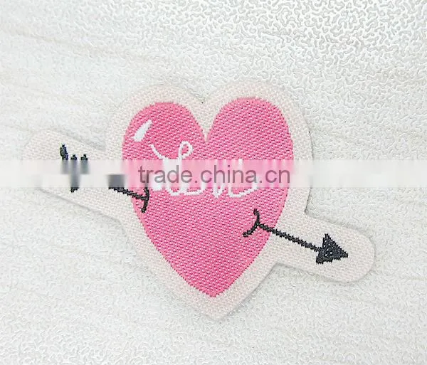 Polyester Garment Laser Cut Woven Badge
