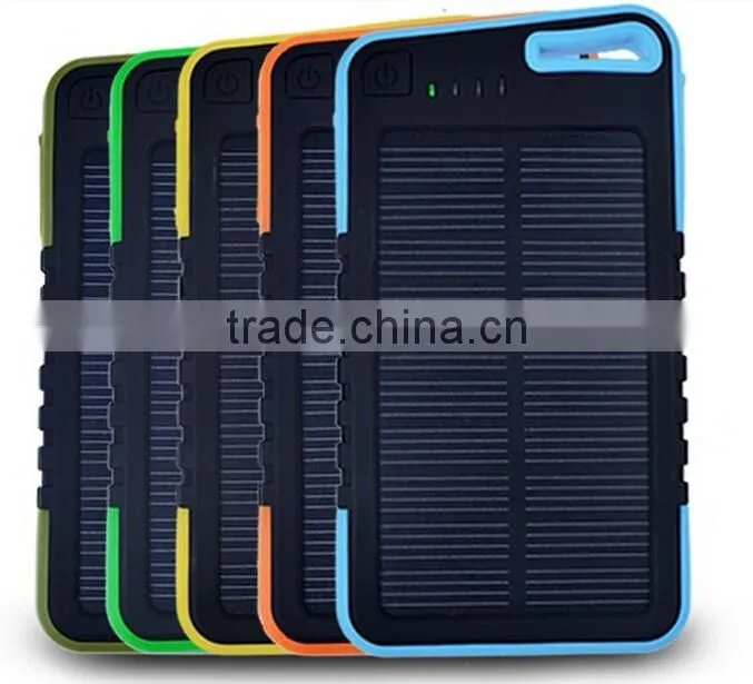 Made in china mobile solar charger solar mobile phone charger solar mobile charger 5000mah