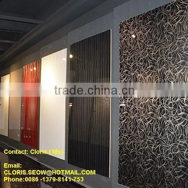 Acrylic laminated high gloss sheets 18mm for kitchen cabinet door panel