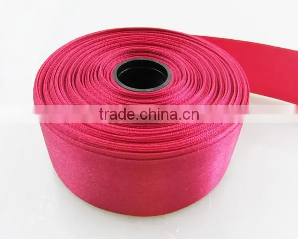 1.5 inch satin ribbon beautiful red color polypropylene ribbon