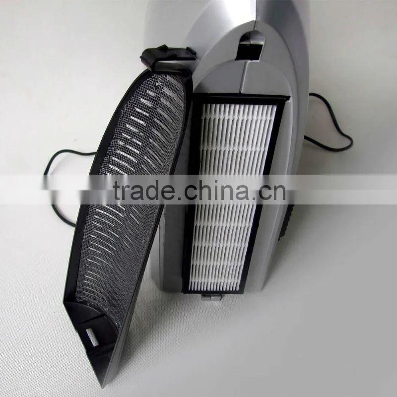 Hepa type ozone air purifier with UV lighting