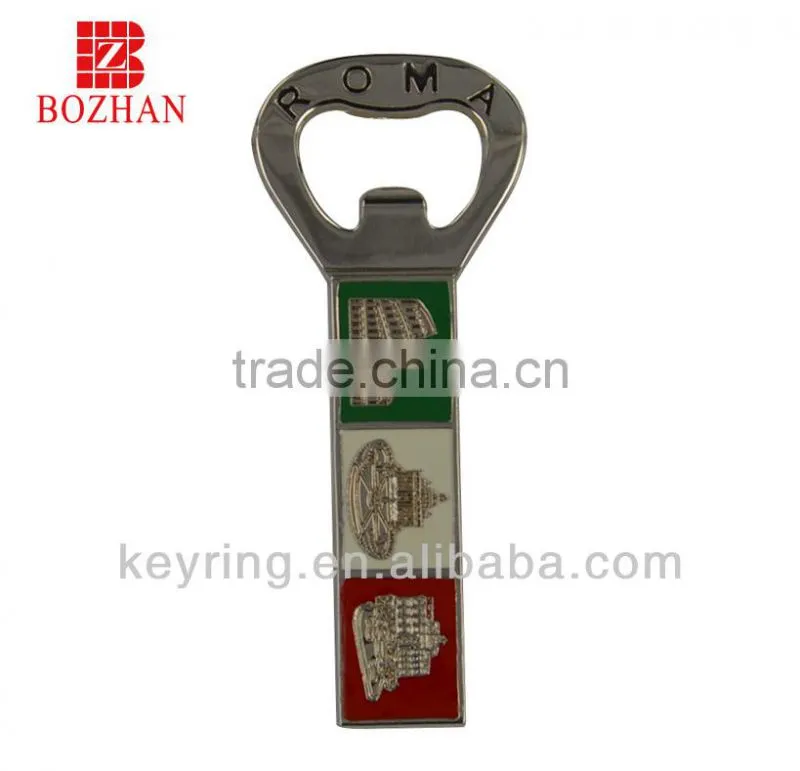 Bottle opener keychain custom logo keychain new product cheap key ring