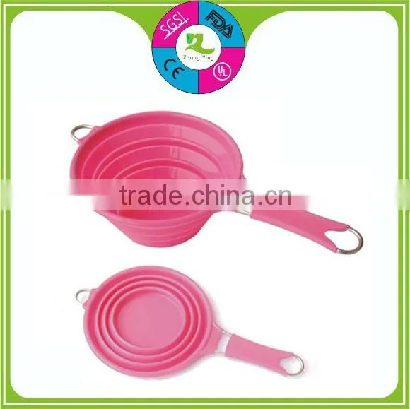 Hot sell christmas gift kitchenware collapsible colander