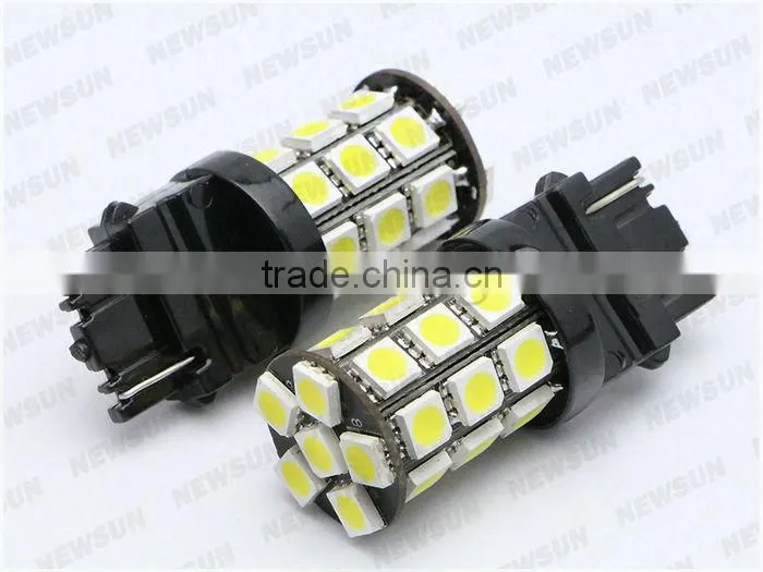 3.6W 3156 Led bulbs 27 LED brake stop Light Bulb, 360 lighting beam Amber/Yellow White RED green blue led running light 12V 14V