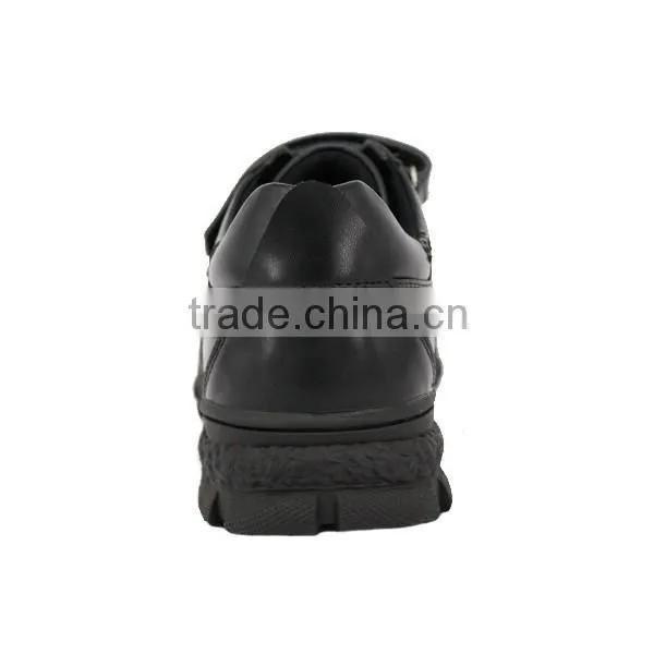 2016 Wholesale Skidproof Pure Leather Children Athletic School Shoes