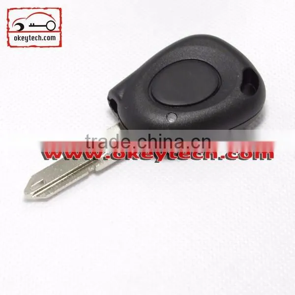 High Quatity Renault transponder chip key shel for 1 button with led206 VA blankfor Renault Scenic Clio Car Key romote key shell