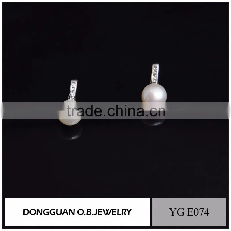 Square diamond earring /hot selling earring /925 silver earring