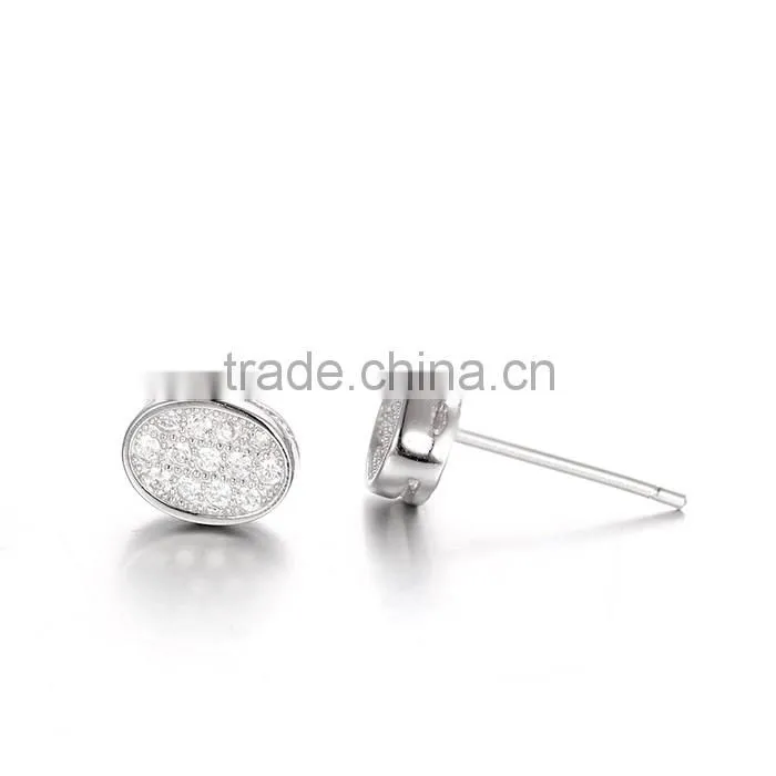New 2016 Latest Silver Earring Designs Chrismas Gift SEB047W