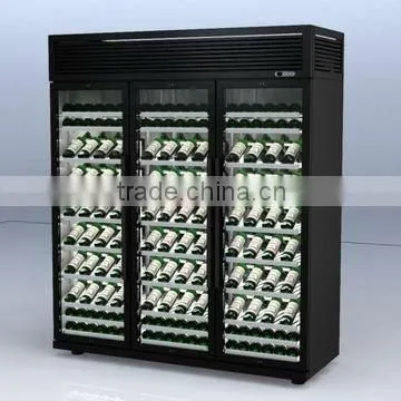 Luxury Compressor 1085L Wine Bottle Cellar Display Showcase Fridge