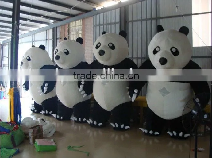Movable Inflatable Panda Costume