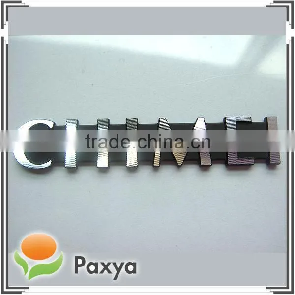Custom aluminum metal nameplate for security monitor