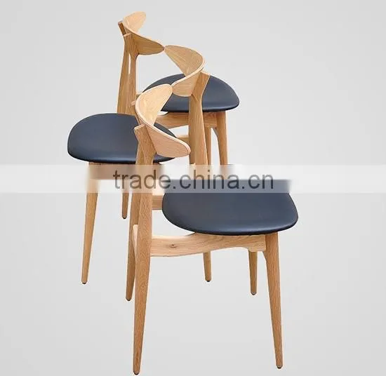 Replica hans wegner solid wood chair