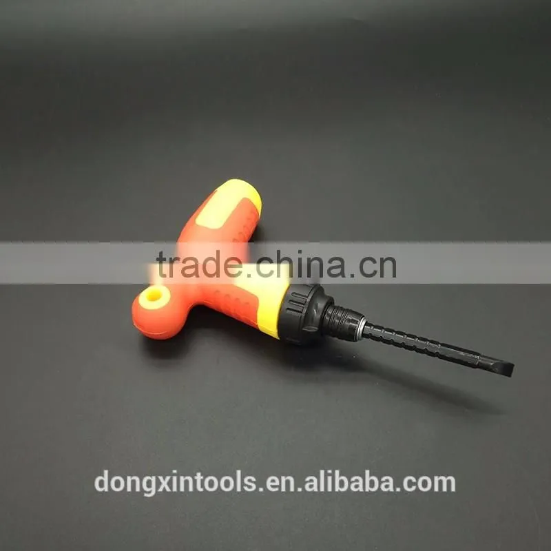 dual-purpose adjustable length ratchat screwdriver
