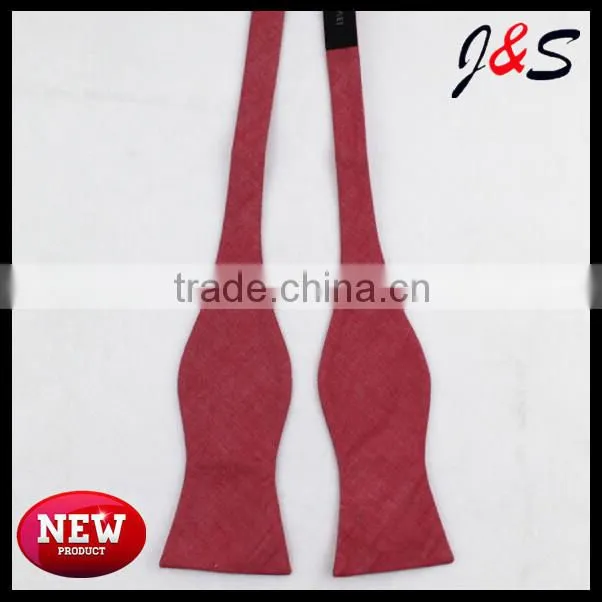 wholesale plain color self bow tie SB019