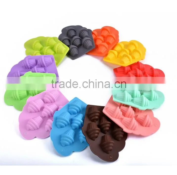 Lovely kid silicone ice cream tray