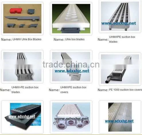 suction box,flat box,vacuum box used in the paper forming section to remove water from pulp