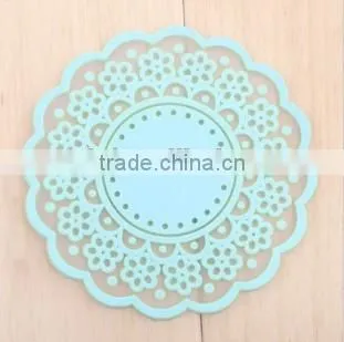 fashion silicone cup mug mat