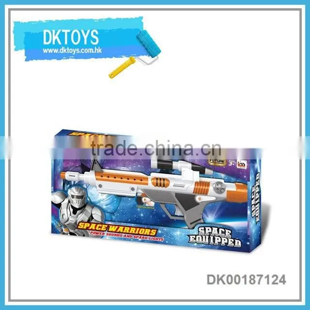 Cool design battery operated space gun toy for sale
