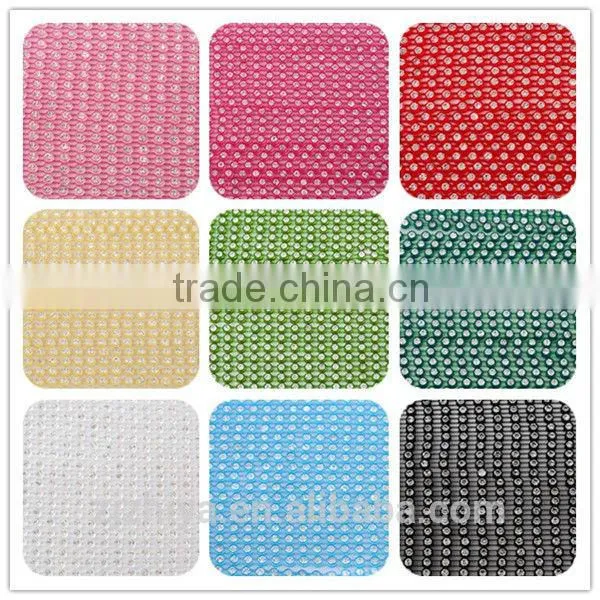 100yards ss12 black color roll rhinestone cup chain