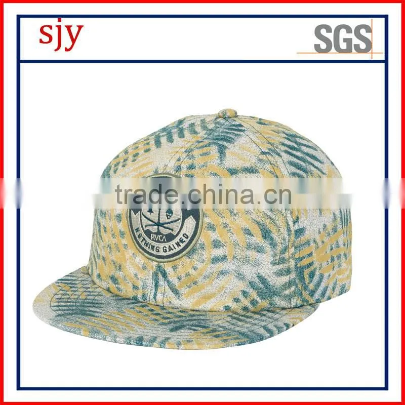 Hot sale trendy design custom snapback camouflage cap