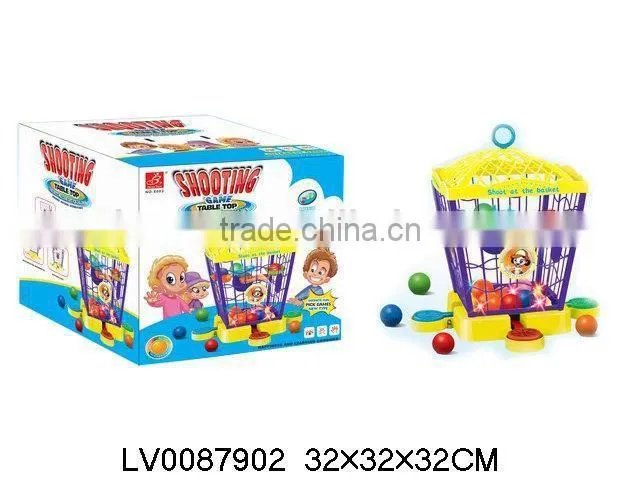 Educational electronic indoor plastic shooting toys game for kids