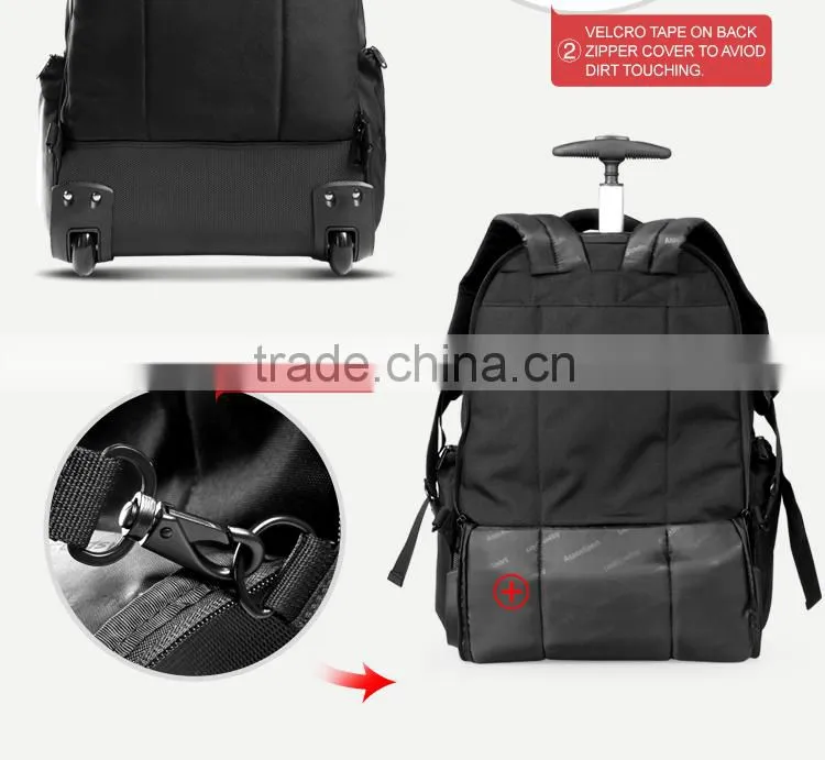 2016 new products trolley bag trolley backpack with wheels