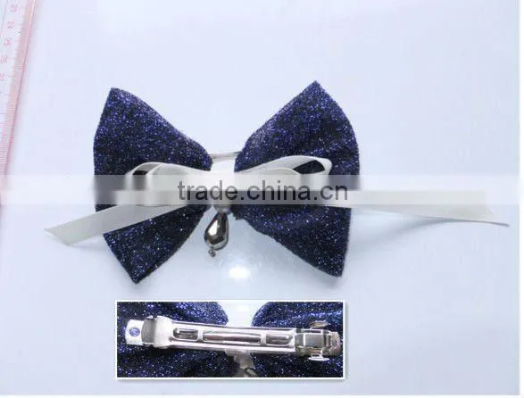 fashion barrettes with bow and crystal stone