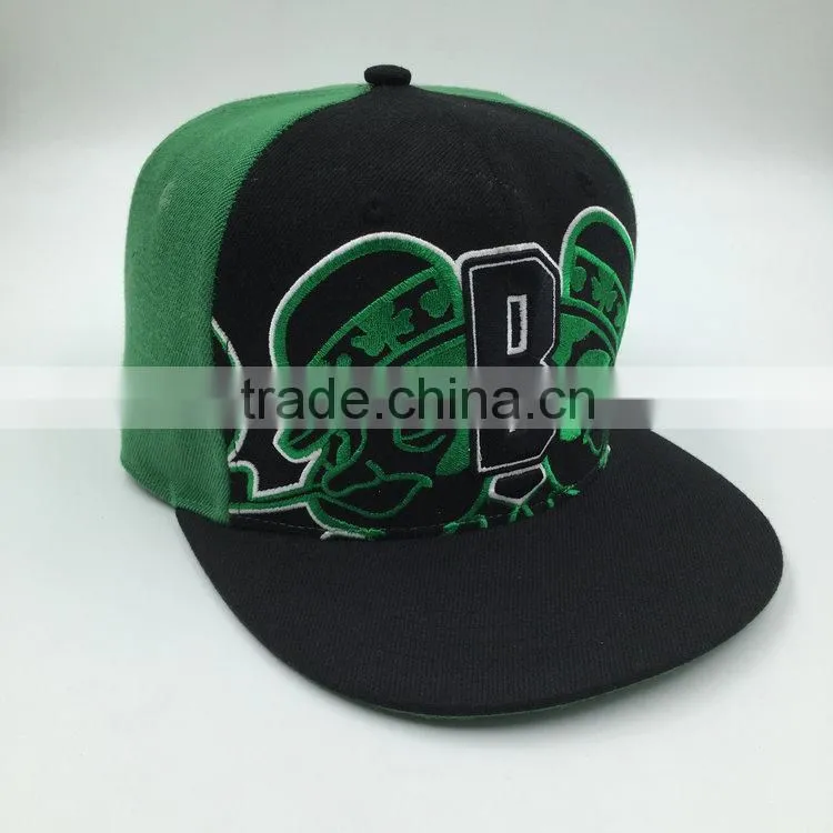 Custom design your own logo 5 panel snapback cap